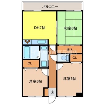 間取図 リバー山王