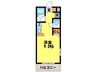 道ノ尾SC 1Rの間取り