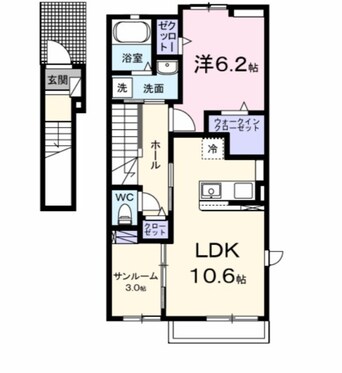 間取図 メゾン未来