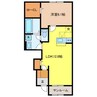 クレストレジデンス　B 1LDKの間取り