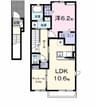 メゾン未来 1LDKの間取り
