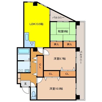間取図 フローレンス花丘
