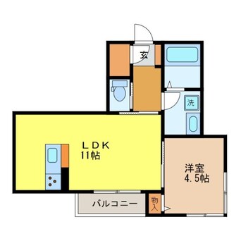 間取図 メゾン・リリィ