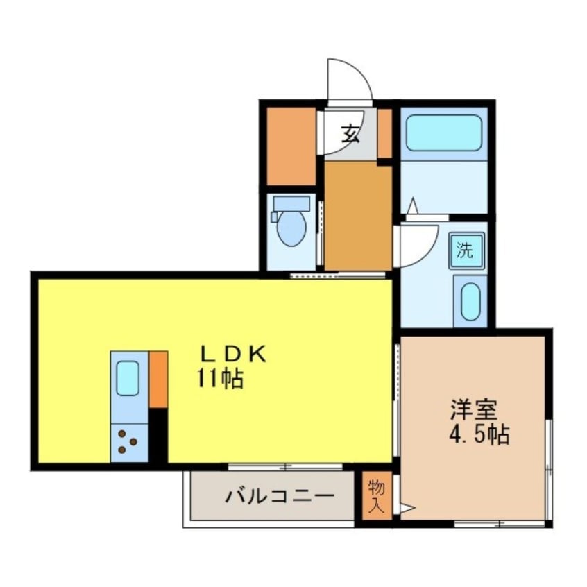 間取図 メゾン・リリィ