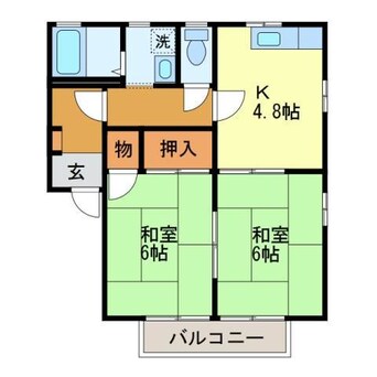 間取図 Ｉｔ´ｓ　Ｆａｃｅ