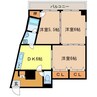 アンダーロック宝町 3LDKの間取り