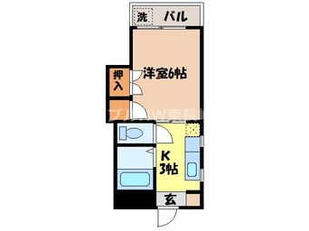 間取図 キャッスル東山手