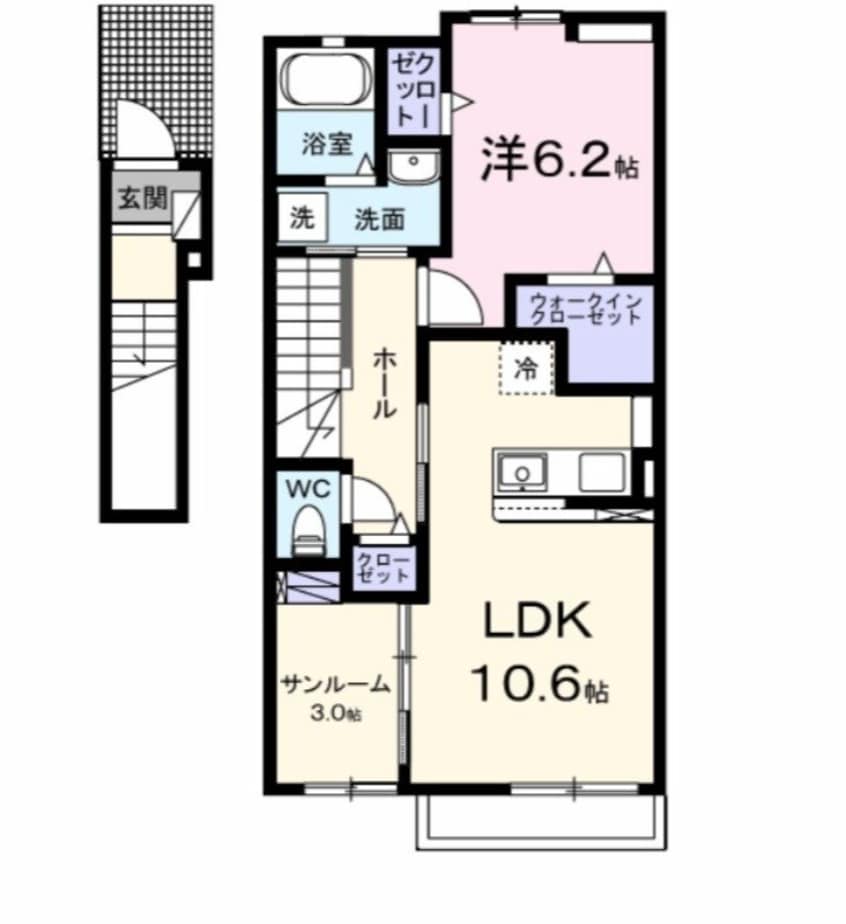 間取図 メゾン未来