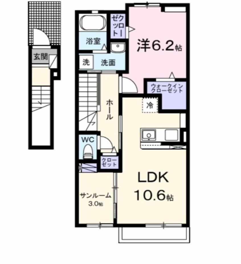 間取図 メゾン未来