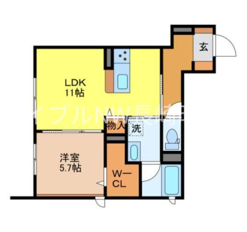 間取図 シャーメゾン　フォルジュロン