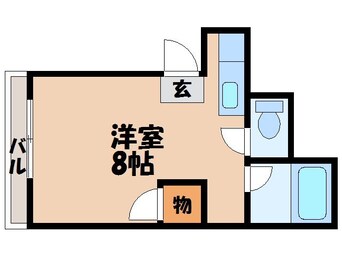 間取図 長崎市電１系統<長崎電気軌道>/住吉駅 徒歩5分 3階 築45年