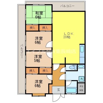 間取図 第三千秀ビル