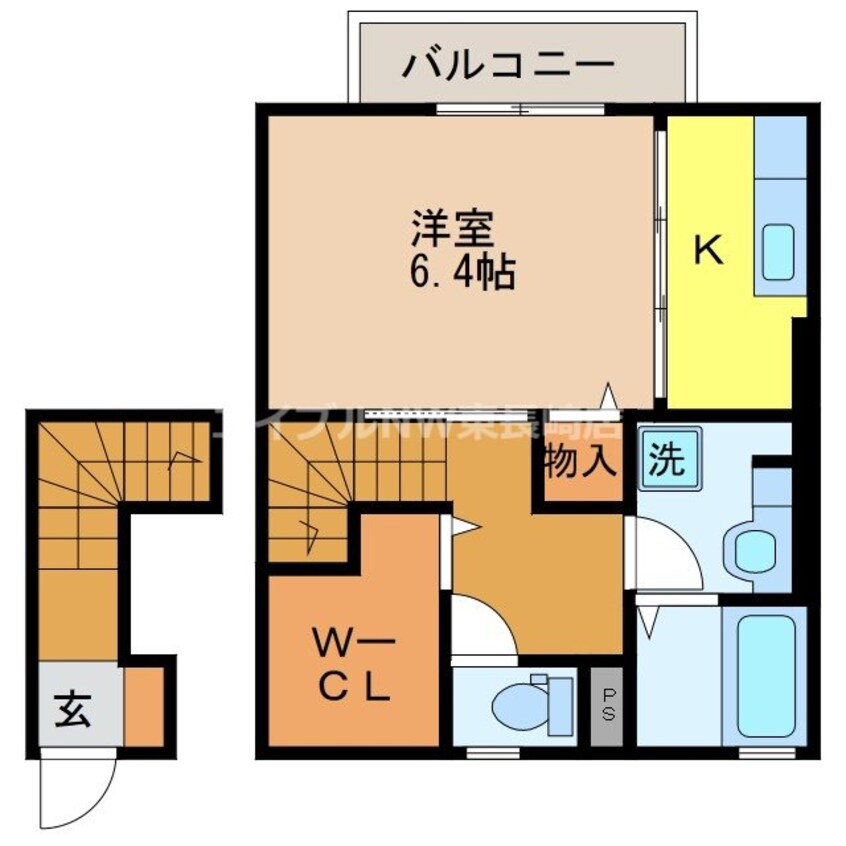 間取図 カーサデラルスＡ棟