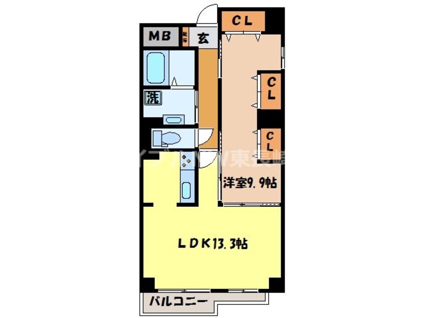 間取図 アーバンフォレストT