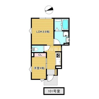 間取図 ラ・フォンターナ