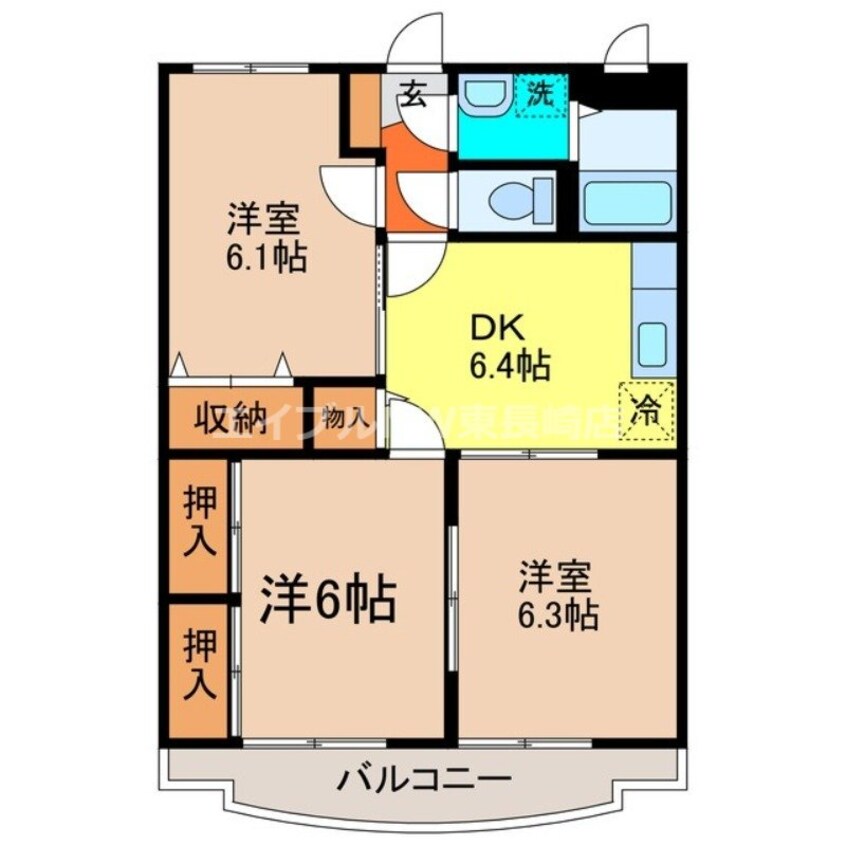 間取図 柳原マンションⅡ