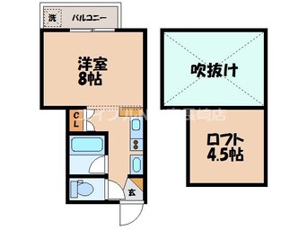 間取図 スカイコート錦