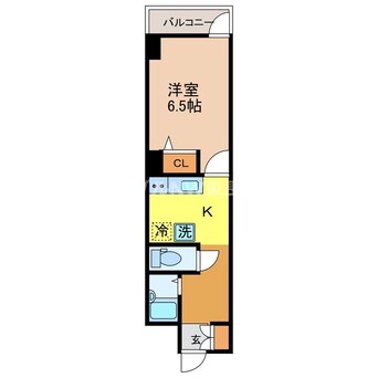 間取図 Modernpalazzo眼鏡橋