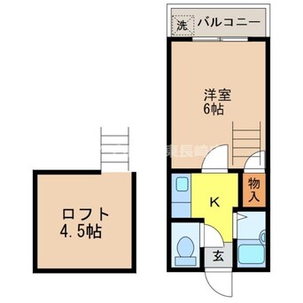 間取図 クイーン・パレスin長崎