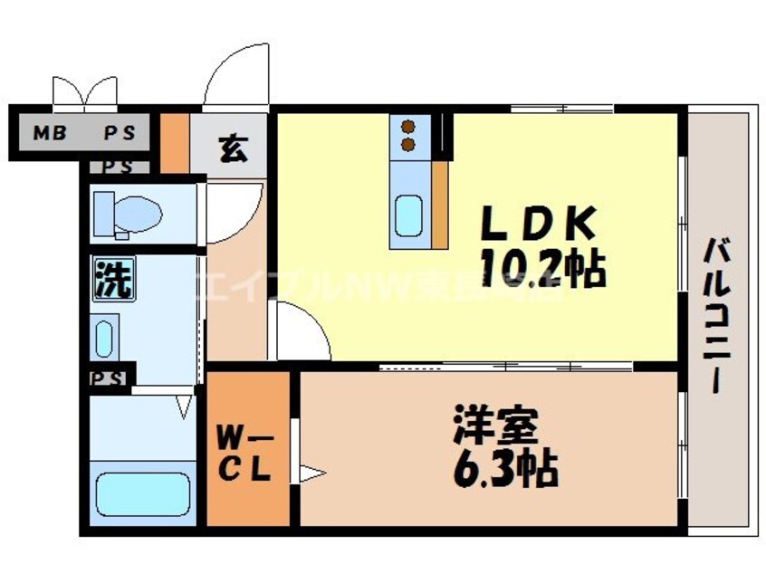 間取図 グランマルクナガサキ