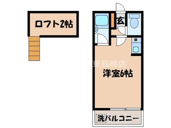 間取図 長崎市電５系統<長崎電気軌道>/石橋駅 徒歩3分 2階 築33年