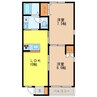 長崎本線/高田駅 徒歩39分 2階 築17年 2LDKの間取り
