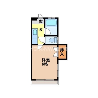 間取図 長崎本線/道ノ尾駅 徒歩11分 2階 築36年