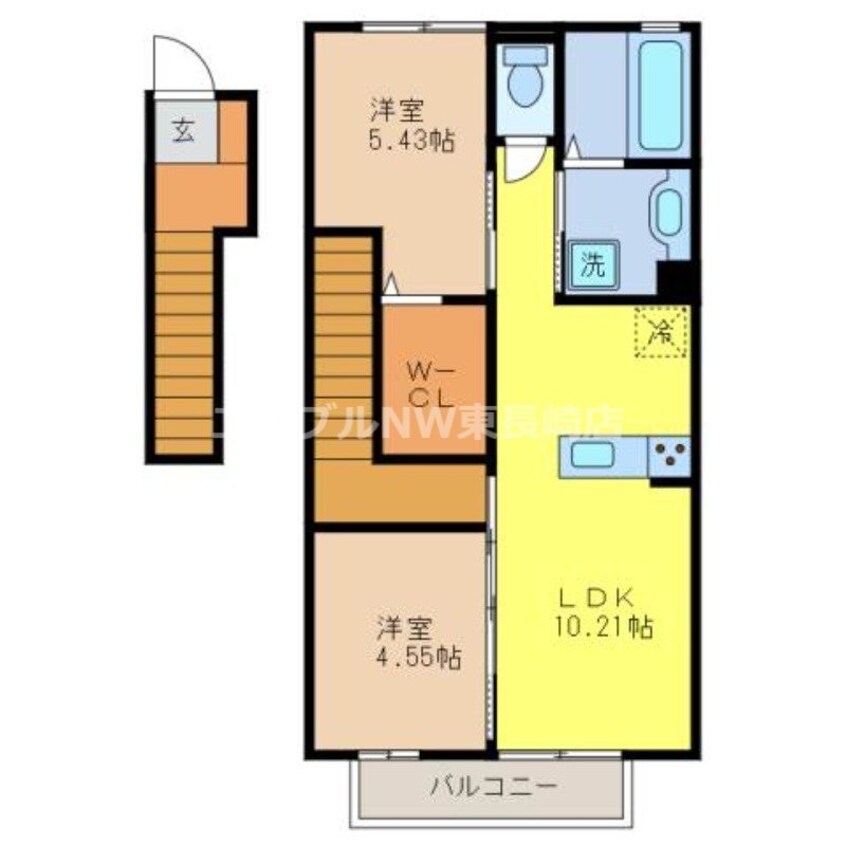 間取図 クラウンヒル