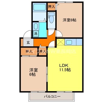 間取図 セジュールTAKAISHI