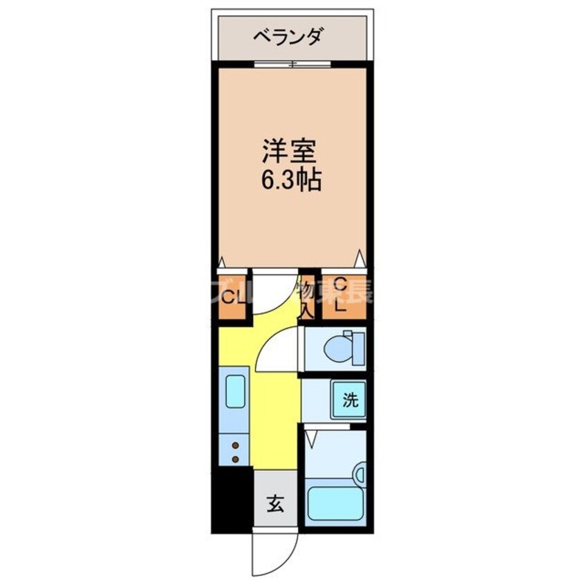 間取図 ３９・Ｔ・MOTOFUNAビル