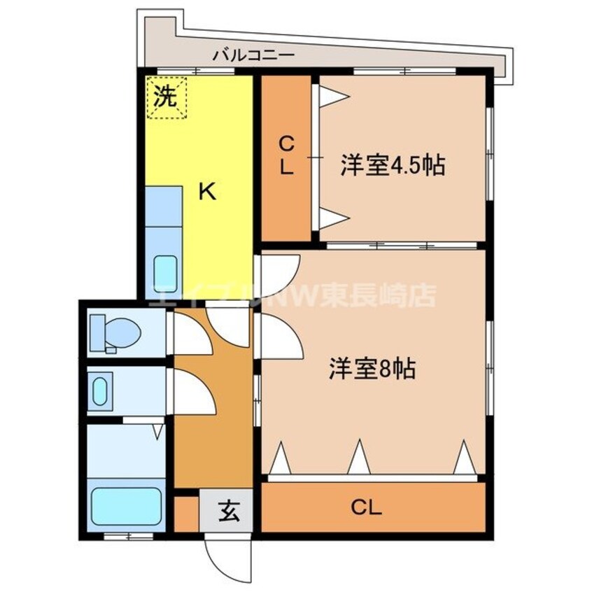 間取図 筑後屋柴田ビル