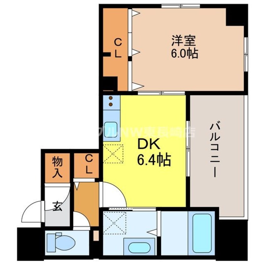 間取図 トレジャーフロントステーション