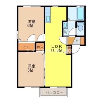 間取図 ディアスドミールC