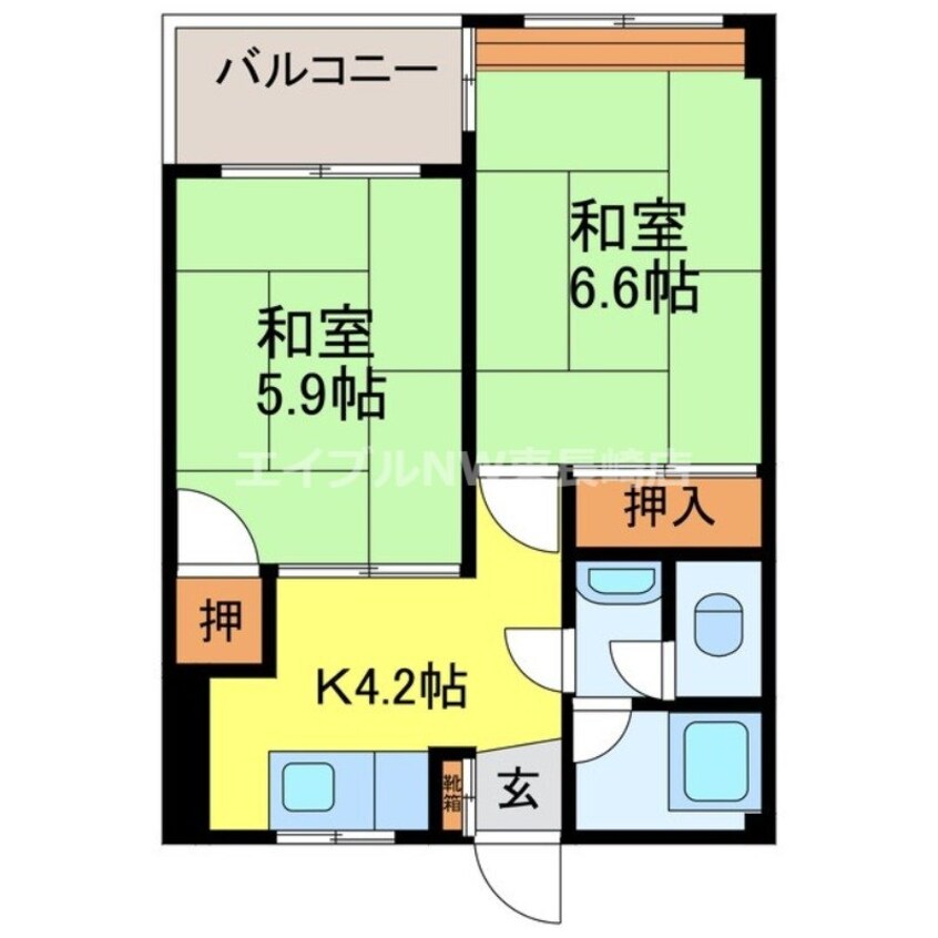 間取図 籠町ビル