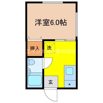 間取図 長崎本線/高田駅 徒歩37分 1階 築15年