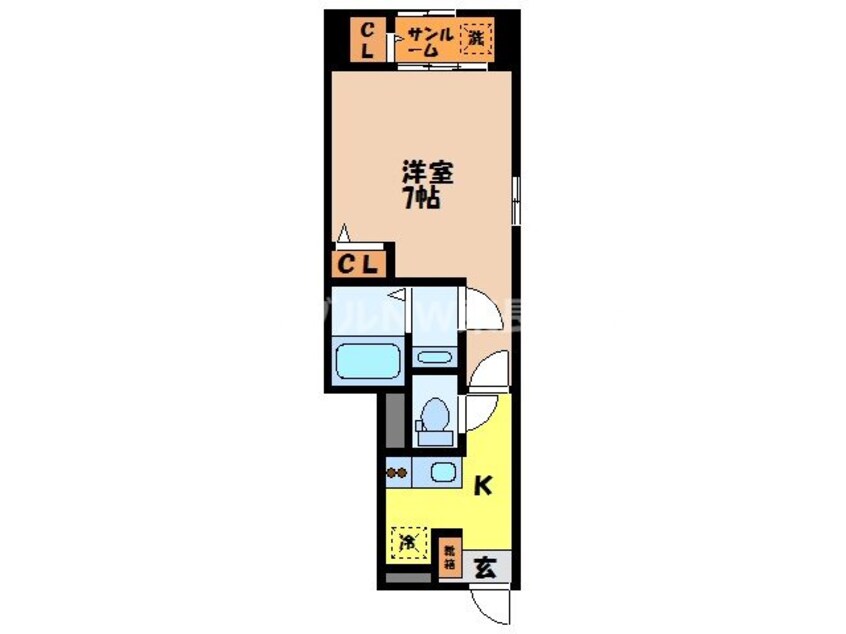 間取図 フォレストヒルズＭ