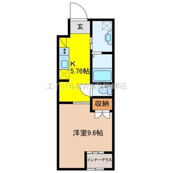 間取図 時津町浜田郷新築アパート