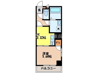 間取図 グラッチェ目覚