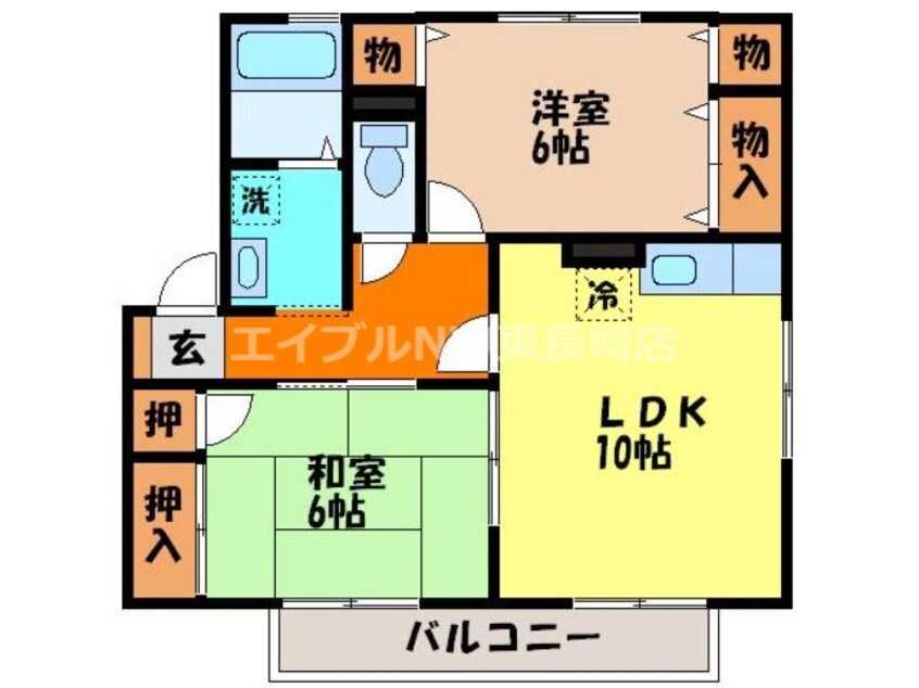 間取図 セジュールM C棟