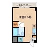 サンシティ21 1Rの間取り