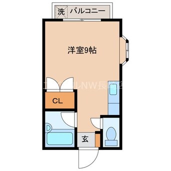 間取図 長崎市電１系統<長崎電気軌道>/崇福寺駅 徒歩16分 1階 築31年