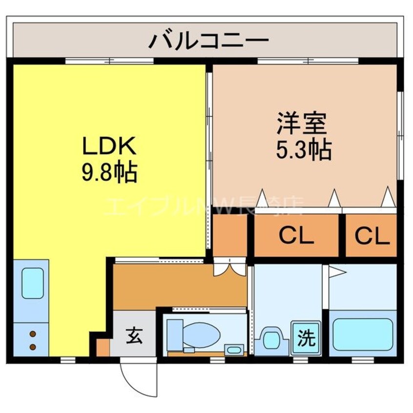 間取図 城の古址ハイツ