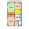 長崎本線/道ノ尾駅 徒歩32分 1階 築39年 3Kの間取り