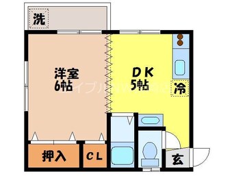 間取図 コーポウエストヒル