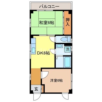 間取図 コーポ周