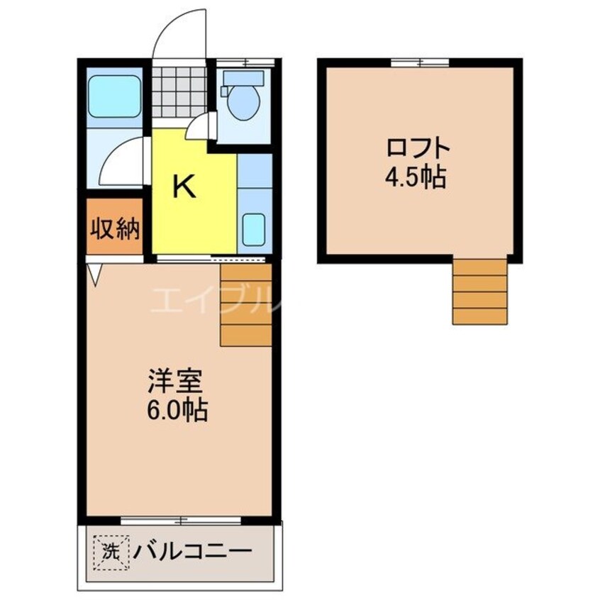 間取図 エステート21