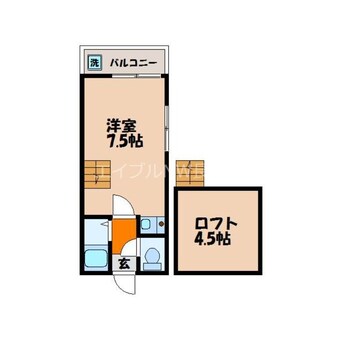 間取図 長崎本線/道ノ尾駅 徒歩10分 1階 築29年