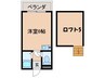 ヴィラ173 1Rの間取り