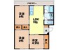 長崎本線/高田駅 徒歩38分 2階 築45年 3LDKの間取り