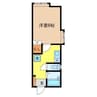 ウッドハイム 1Kの間取り